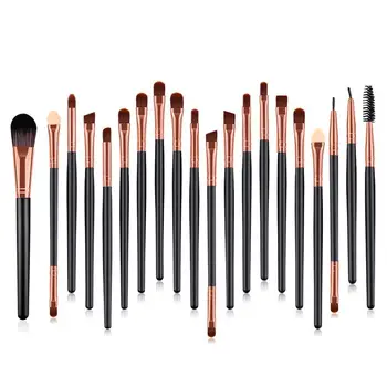 

Kaizm 20Pcs/sets Eye Shadow Brush Foundation Eyebrow Lip Eyeshadow Foundation Concealer Brushes Beauty Tools Make up Brushes