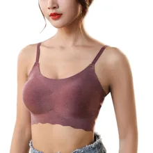 4 цвета Для женщин спортивный бюстгальтер мягкий пуш-ап Фитнес работает жилет помощи 2 поколения бесшовные жилет Tankless Йога Топы
