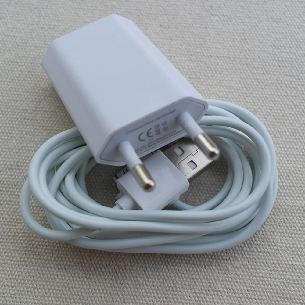 2 в 1 настенное зарядное устройство USB с 30pin кабель для зарядки и синхронизации