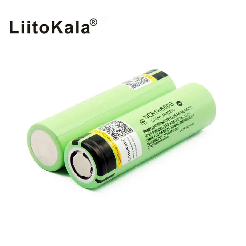 NCR18650B 3,7 v 3400mah 18650 перезаряжаемые литиевые батареи батарея для фонарика - Цвет: 2 PCS battery