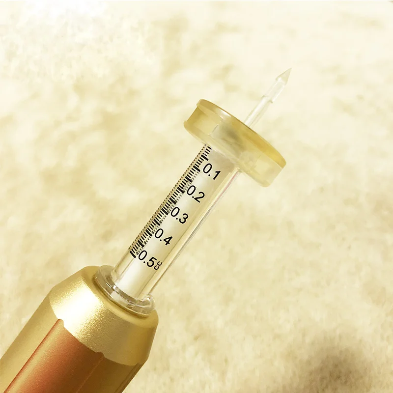 0,5 мл одноразовая ампульная головка для гиалуроновой ручки ручка с гиалуроновой кислотой высокого давления против морщин для подтяжки губ наполнитель шприц для воды