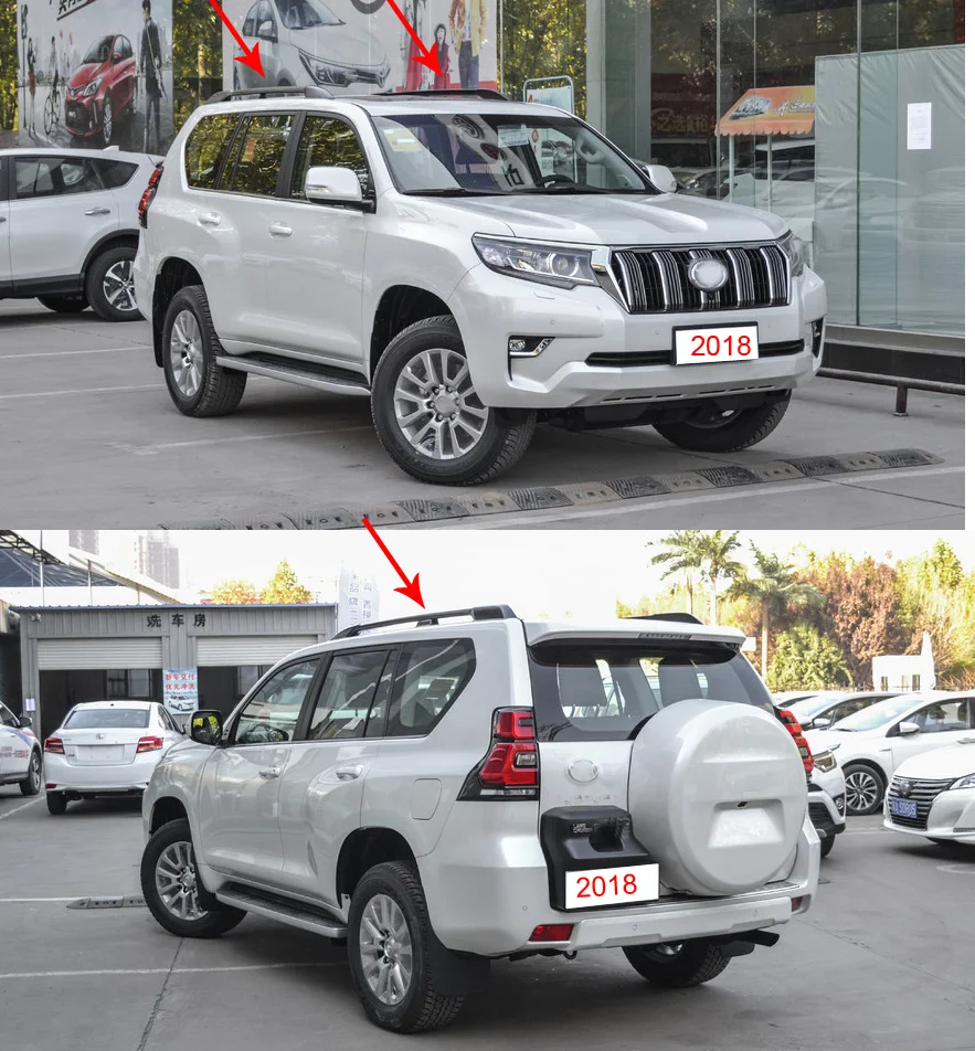 Горячий багажник на крышу рейка для Toyota Land Cruiser prado 120 150 серии FJ120 FJ150 KDJ120 KDJ150 LC KZJ GRJ RZJ UZJ TRJ LJ и т. Д