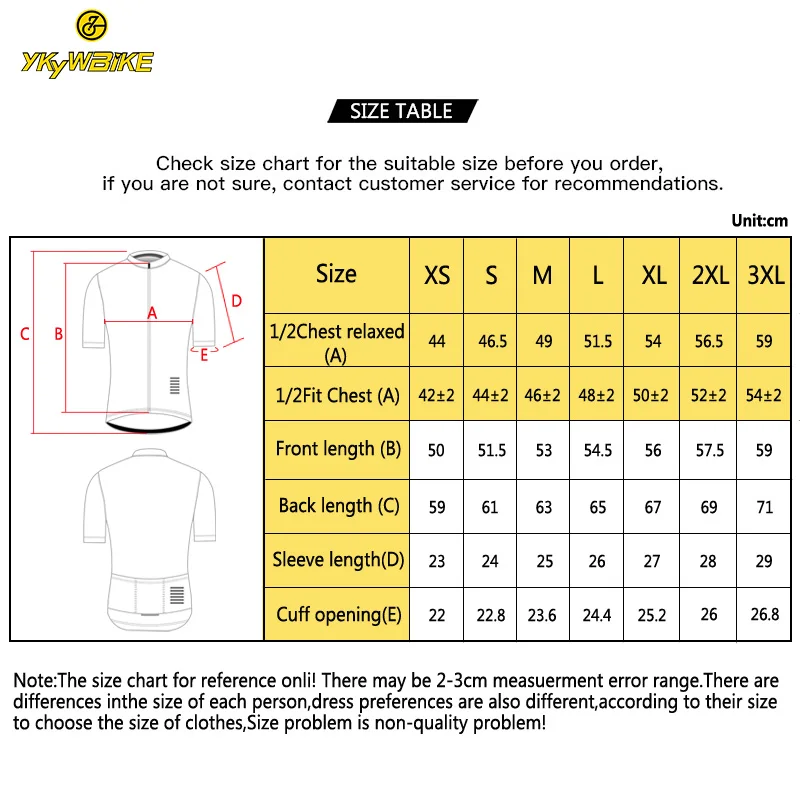 YKYWBIKE Велоспорт Джерси короткий рукав с бесшовной технологией дорога для езды на мотоцикле велосипеде рубашка легкая велосипедная одежда