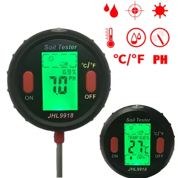 

5 in 1 Soil PH Meter Tester Soil Tester PH Garden Plants Flowers Moist Tester Water Quality Plants Hydroponics Analyzer Tools