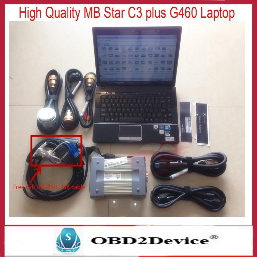 V2016.09 Mb Star C3 Pro red Interface With Seven Cable For MB Trucks and  Cars with L.enove G460 Laptop MB Star Diagnosis system-in Mechanical  Testers from ...