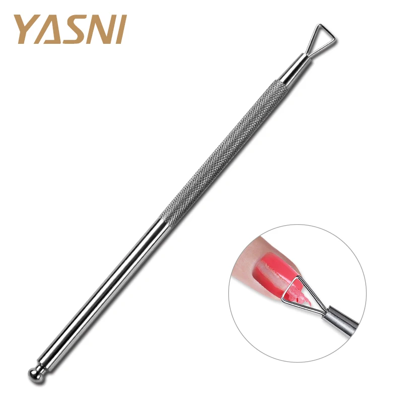 Purchase Offer for  1pcs Stainless Steel Gel Nail Polish Remover Tool Removal Stick Pen Grinding Pusher Manicure For UV