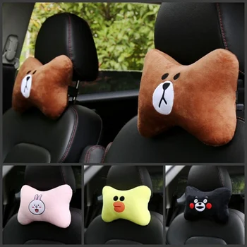 

Universal Cute Car Neck Rest Cushion Headrest Pillow Auto Safety Seat Rest Support Pillows PP Cotton Car Neck Cushion