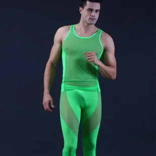 green see through tights