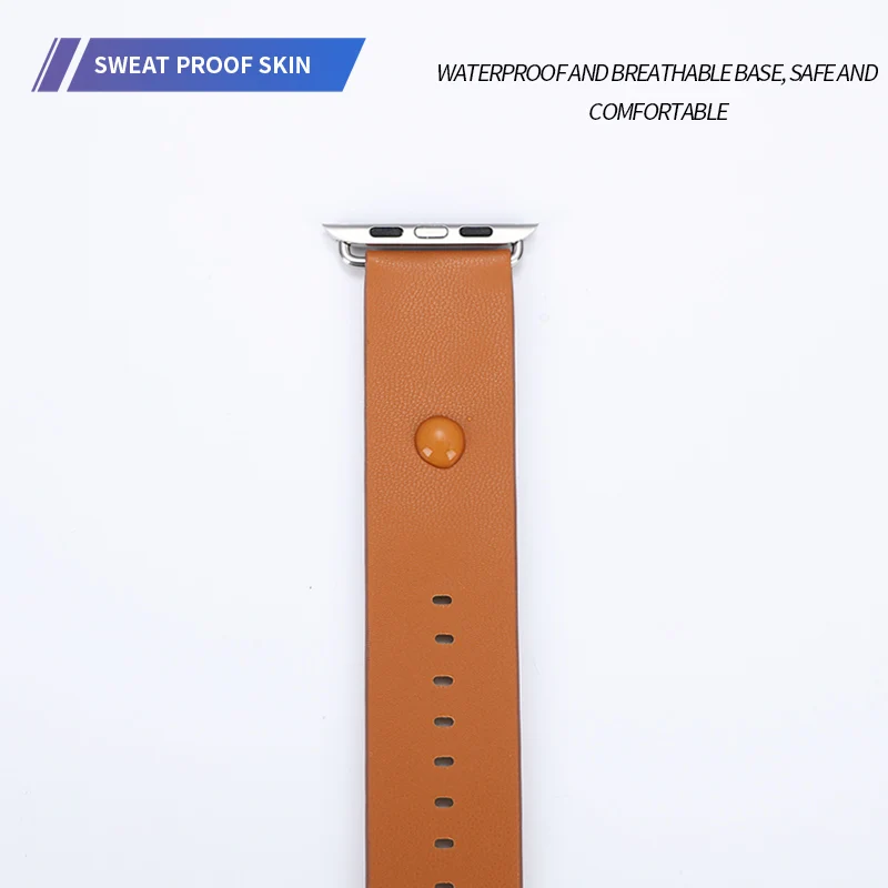 Ремешок для часов из натуральной кожи для Apple Watch 38 мм 42 мм красный цветок вышивка для женщин и мужчин заменить ремешок для iwatch 1 2 3