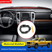 Автостайлинг анти-звуконепроницаемые не пропускающие шума пылезащитные панели автомобиля Лобовое стекло уплотнительные полосы авто аксессуары для Nissan Titan 2012