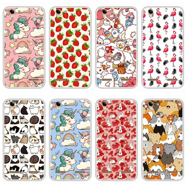 Cheap Case For Lenovo K5 Soft Silicone TPU Cute Patterned Printed For Lenovo K5 Phone Case Cover