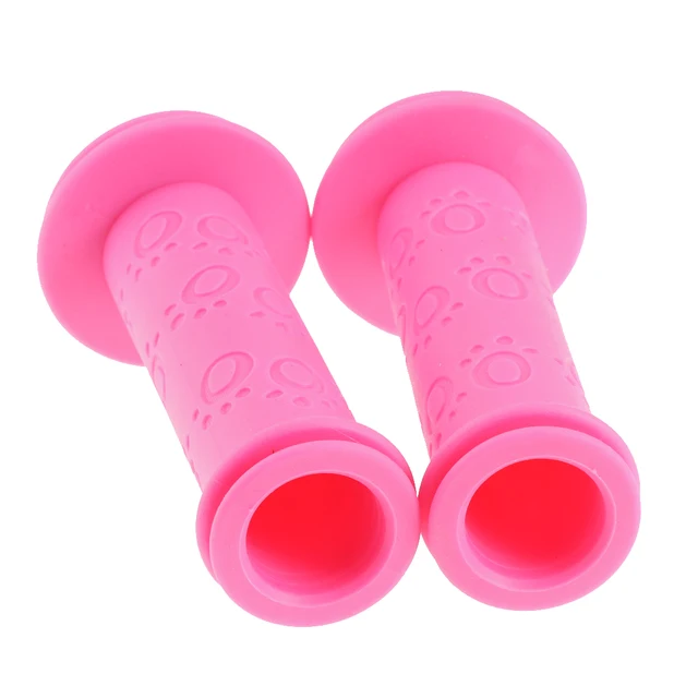 Perfeclan Children's Bike Handle Handlebar Cover Kids Bicycling Non-slip Soft Handlebar Grip Protector Rose Red 5