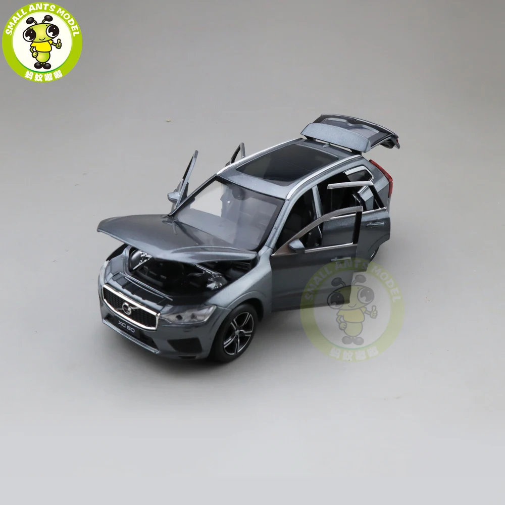 1/32 JACKIEKIM все новые Volvo XC60 литая модель автомобиля игрушка джип для детей Подарки для мальчиков девочек звуковое освещение Вытяните назад