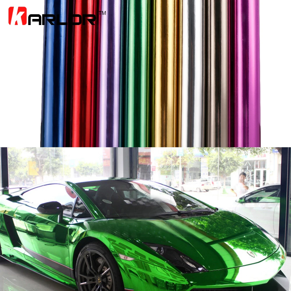 

Chrome Mirror Vinyl Wrap Film Sticker DIY Car-styling Automobiles Body Protect Sheet Decal Auto Car Accessories Air Bubble Free