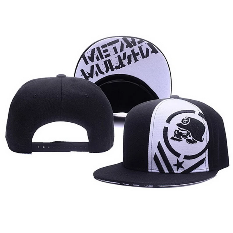 Unisex Letter Embroidery Baseball Cap Women Outdoor Sports Sun Flat Hat Men Fashion Metal Mulisha Hip Hop Snapback Caps CP0123 (6)