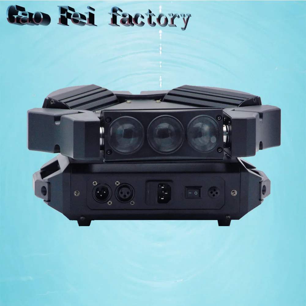 

2017 products 9pcs 10W 4 in 1 cree led moving head beam spider stage light