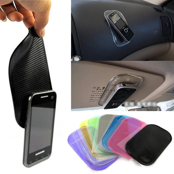 

Desk Anti-slip Sticky Pad Car Styling Powerful Silica Gel Magic Sticky Pad Anti Slip Mat for Phone Car Accessories Anti-slip pad