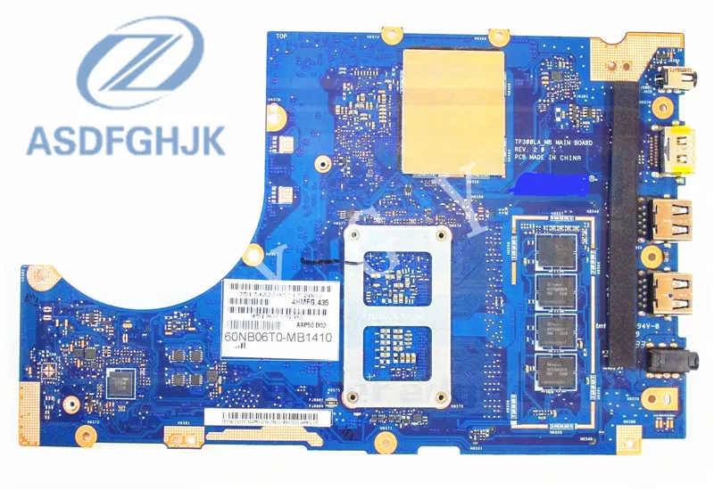 New  Laptop Motherboard for ASUS T-Series TP300L Motherboard 60NB06T0-MB1410 DDR3L i5-4210U 1.7 GHz Non-