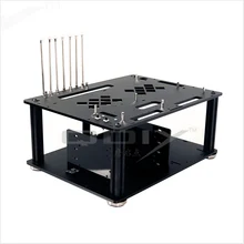 QDIY PC-D008 PC Excelent Cool Personality Black Acrylic ATX PC Desktop Computer Case