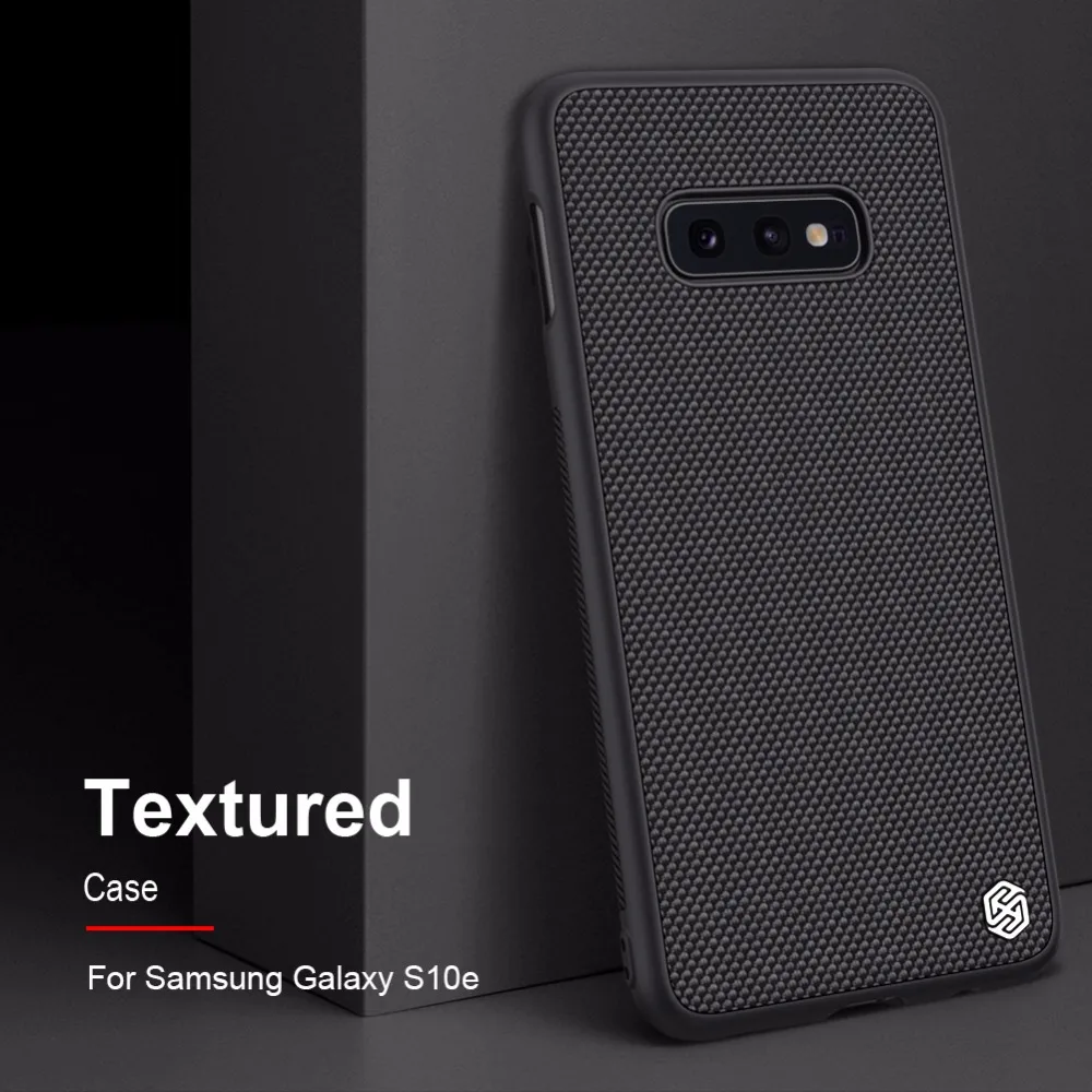 Case for Samsung Galaxy S10e NILLKIN Textured Nylon fiber case back cover durable non-slip Thin and light |
