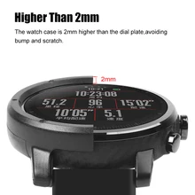 AMAZFEEL Smart Watch Case For Huami Amazfit Stratos 2 Watch Accessories PC Case For Huami AMAZFIT Stratos Pace 2 Protective Case