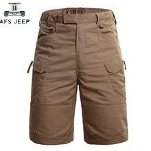 Летний военный армейский боевой тактические шорты мужские хлопковые с несколькими карманами на молнии карго мужские s шорты masculino потертые брюки