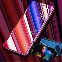 На Алиэкспресс купить чехол для смартфона clear view window smart mirror phone smartphone case for google pixel 3a case for google pixel 3a xl leather flip back cover