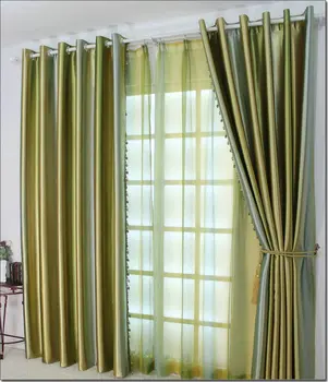 

European Style Window /Treatment Small fresh Simple Curtains For Living Room/Bedding Room/kitchen room Without Beads