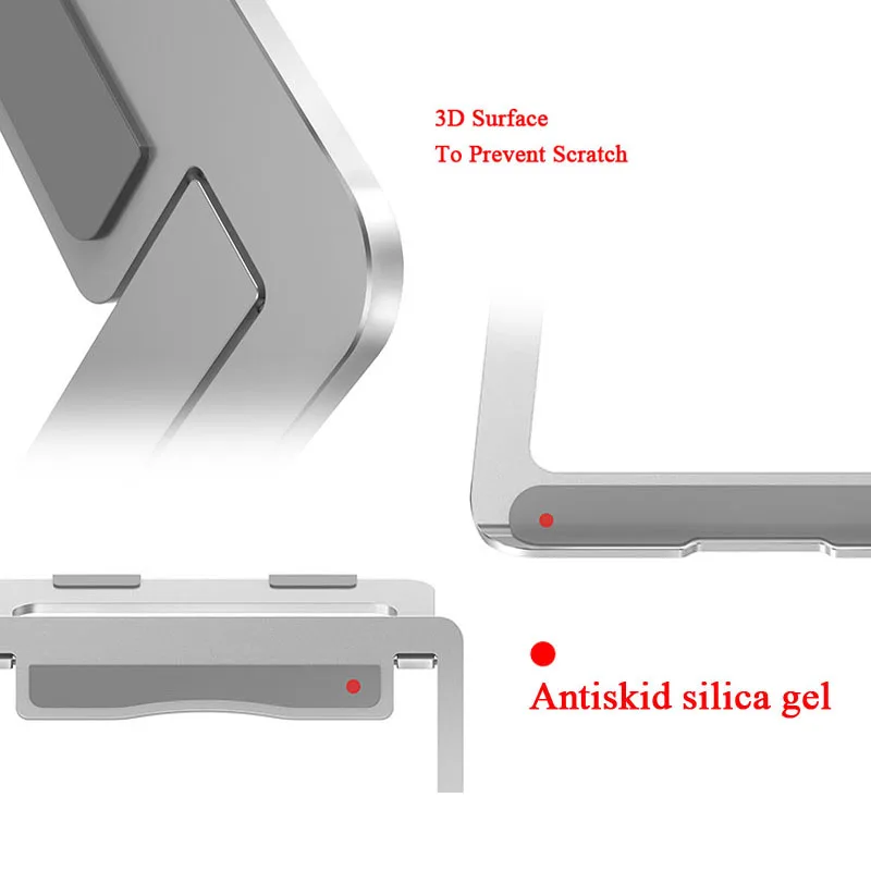 Preise Faltbare Laptop Stand Macbook Pro Aluminium Einstellbare Desktop Tablet Halter Schreibtisch Tisch Handy Stehen Für iPad Air Notebook