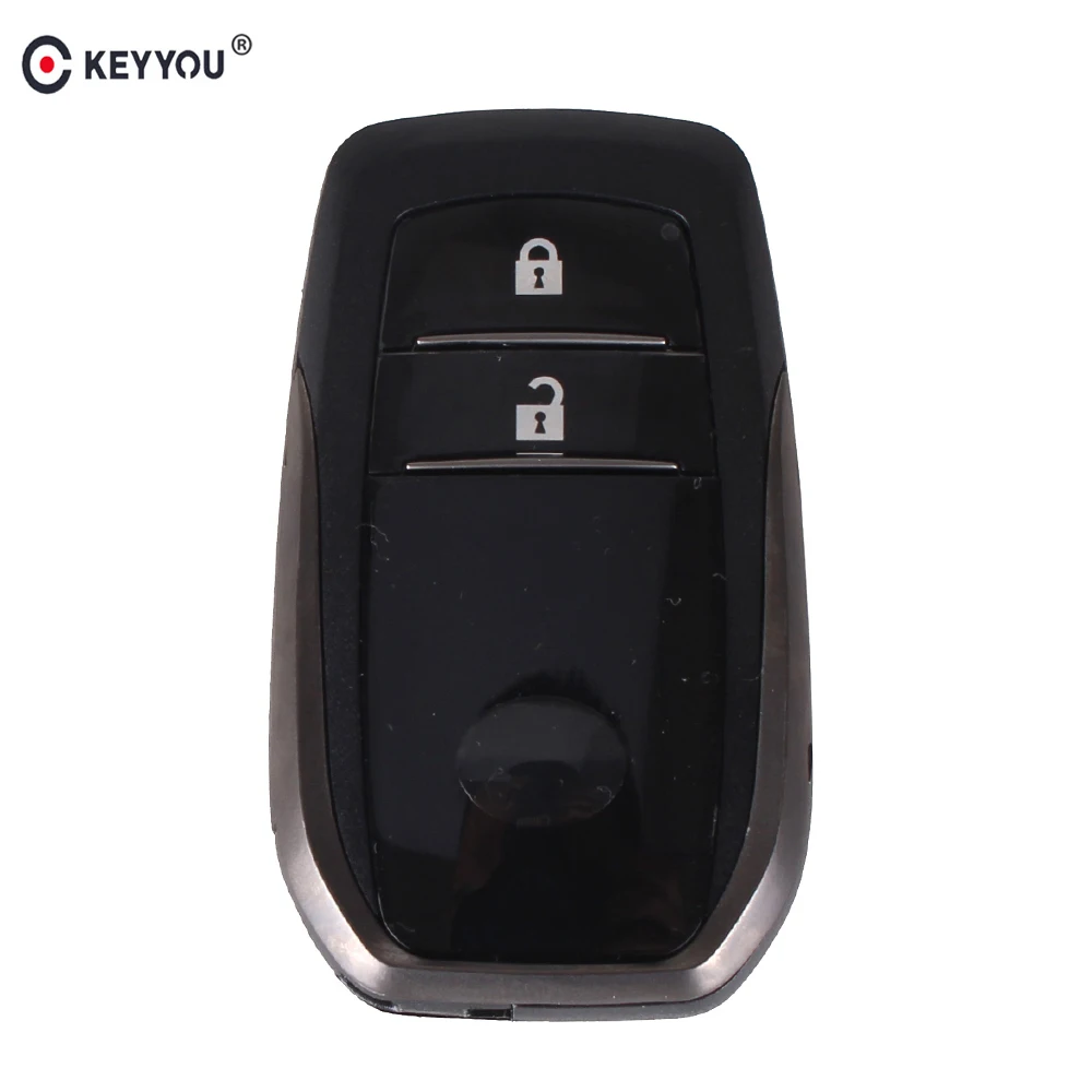 KEYYOU 2 кнопки дистанционного ключа автомобиля оболочки чехол для Toyota Camry Chr C hr Land