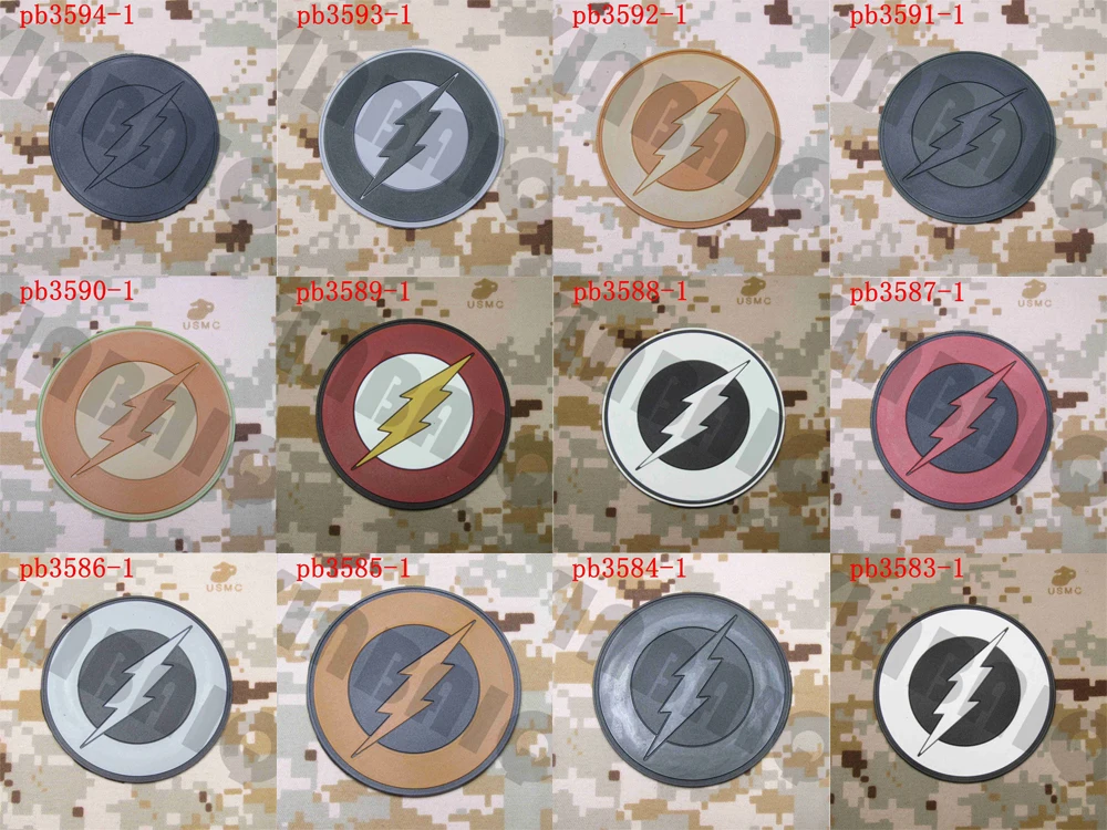

3D PVC patch The Avengers The Flash Tactical Morale