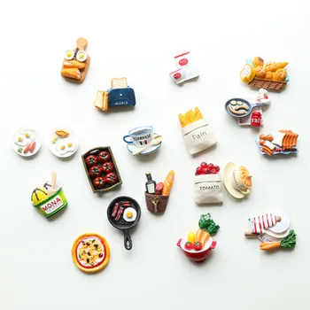 

Creative lovely three-dimensional resin fridge magnet magnets message posted idyllic picture painted magnet home decor