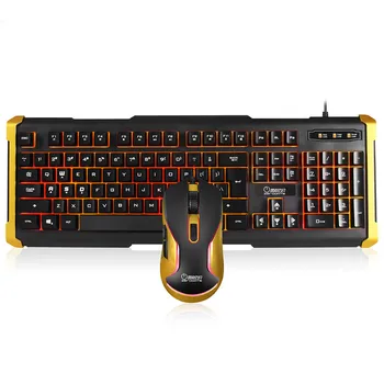 

Computer Multimedia Gamer Combo ZERODATE K12 USB Wired Euphotic Keyboard and Mouse USB For PC Computer Work Fashion Design Y2.22
