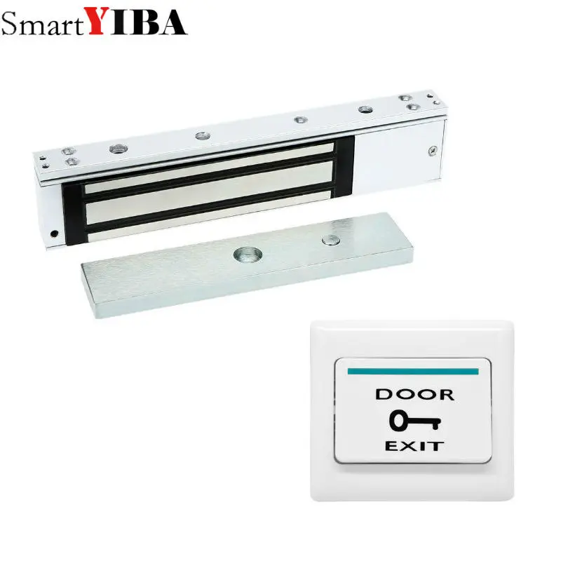 HIGH QUALITY  SmartYIBA Access Control Electric Magnetic Door Lock 12V Electric Lock Holding Force High Quality V