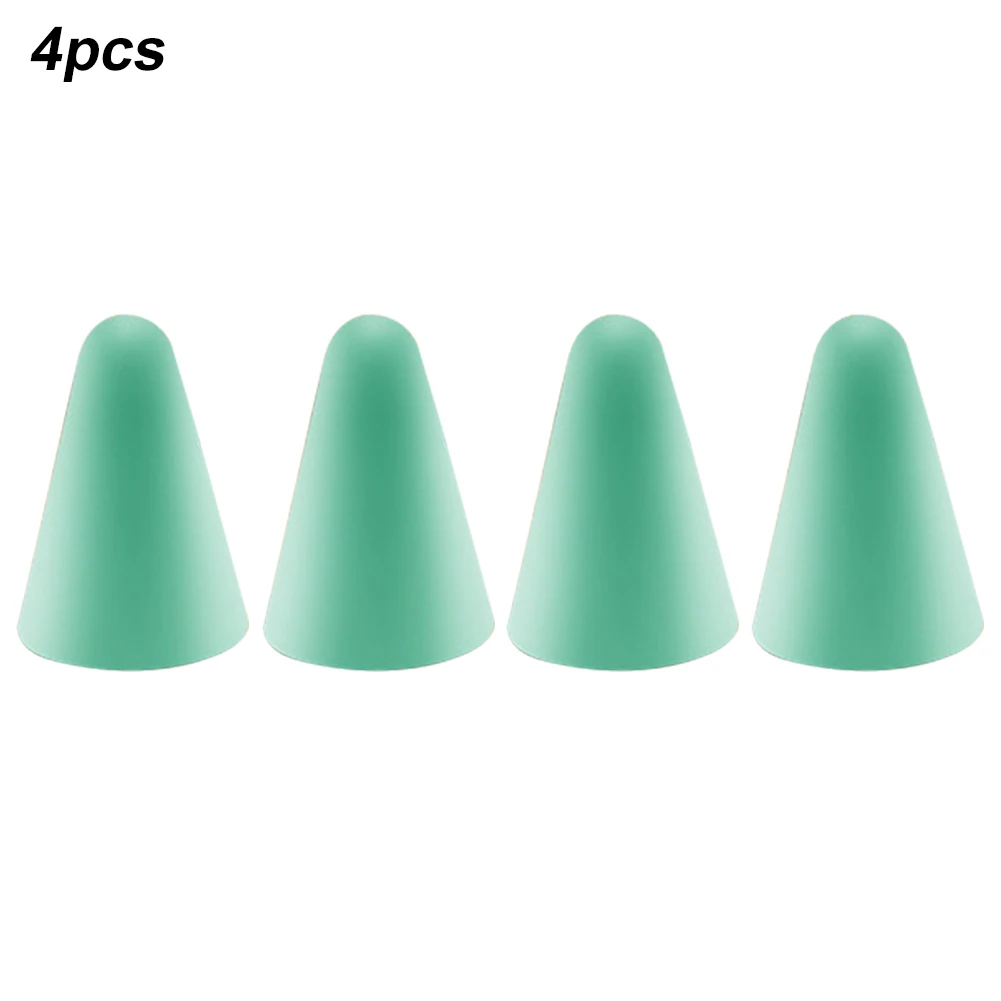 

4Pcs Silicone Non Slip Durable Solid Nib Cover Ultra Thin Mute TouchScreen Universal Anti Scratch For Apple Pencil 1st 2nd