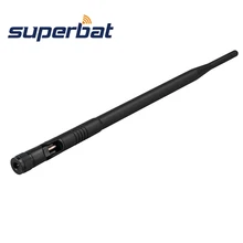 Superbat 4G LTE Антенна 5dbi 700-2600Mhz резиновая утка наклонно-поворотный Черный Вертикальный усилитель SMA штекер соединитель 50 Ом 50 Вт