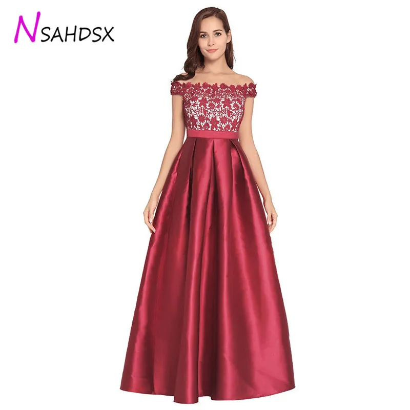 Soirée Sexy Femme Noir Patchwork Fermeture Mariage Longue