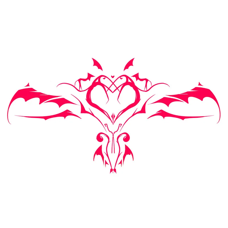 Angel Wings Love Devil Girls Sexy Temporary Body Tattoo Stickers Tempatation For Women Anime Style Costumes Erotic Accessories angel feather wings