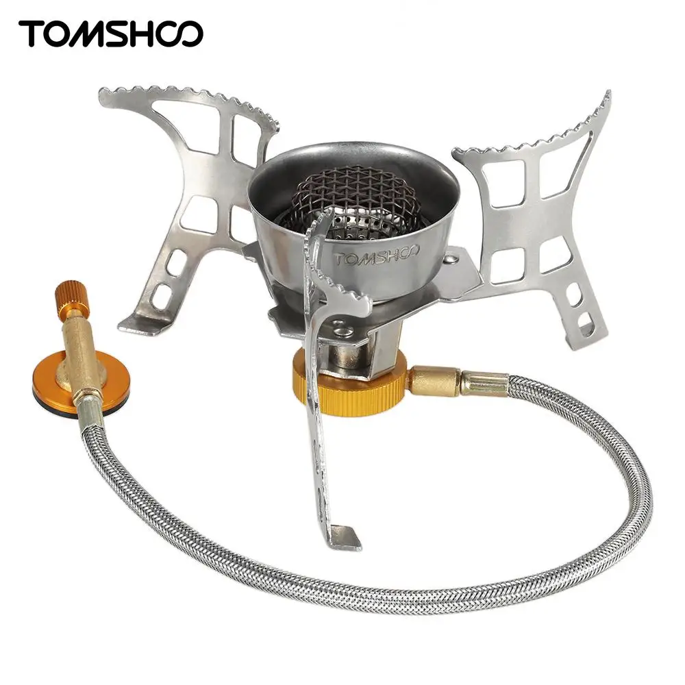 TOMSHOO Camping Stove Backpacking Canister Stove Burners Camping