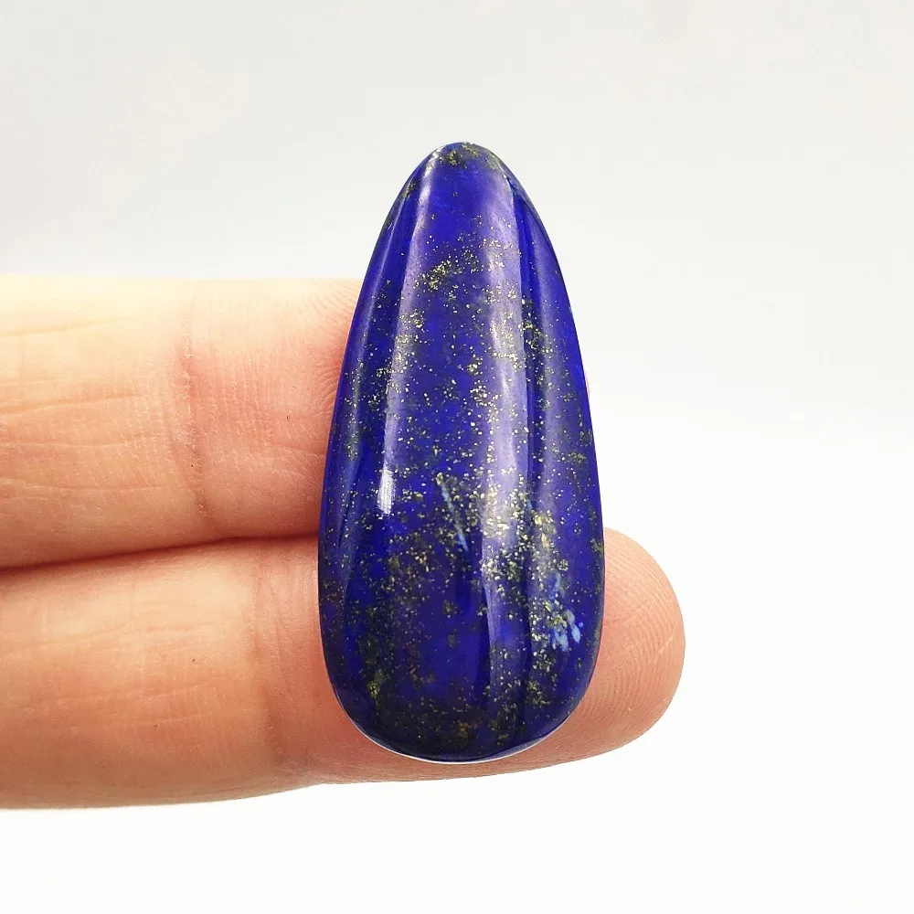 

Top Quality Natural Lapis Lazuli Royal Blue Pendant Size 34x15x6mm Necklace Crystal Water Drop Beads Necklace Pendant AAAAAA
