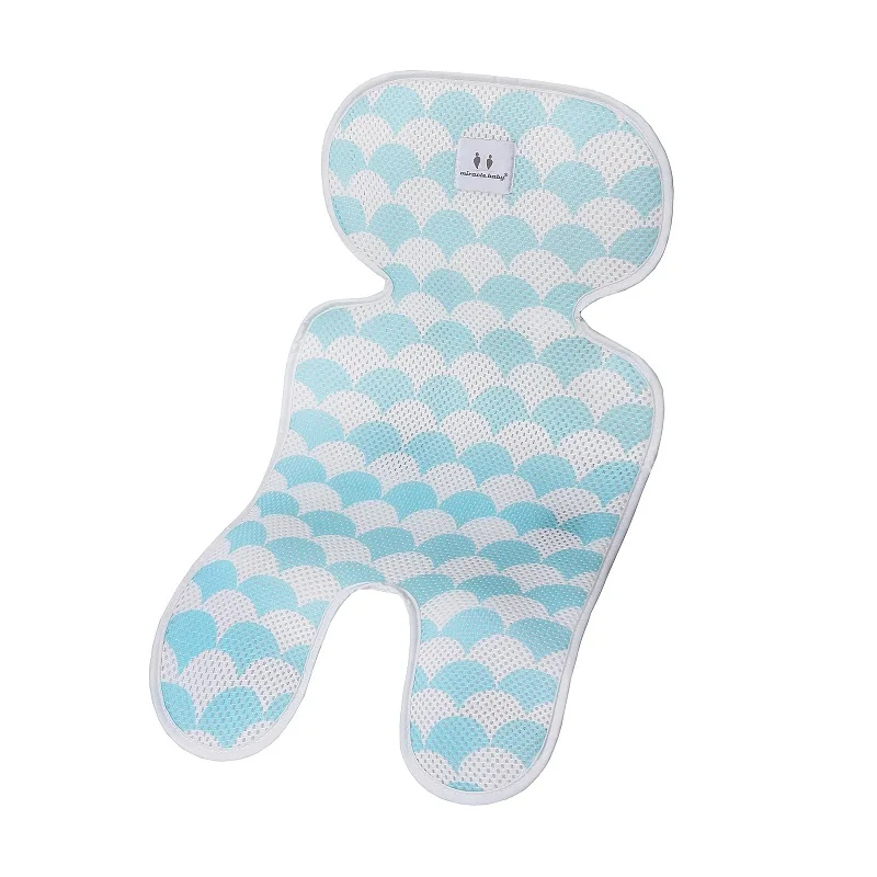 3D сетчатая детская коляска для новорожденных, подушка для защиты шеи, подушка для автомобиля, летняя Подушка для стула, подушка для стула матрац для кровати
