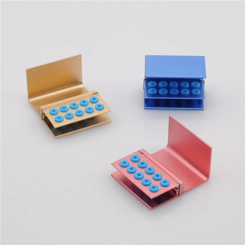 

Dental lab FG Bur Burs Disinfection Autoclave Holder Block Blocks 10 Holes 6Pcs For Sale