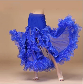 

New style belly dance costumes sexy spandex split belly dance skirt for women belly dance skirts