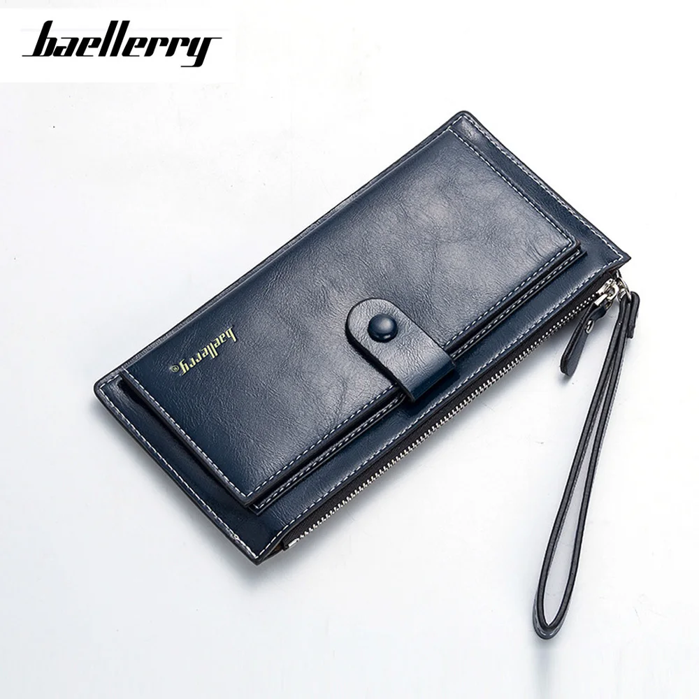 Baellerry Brand Women Long PU Leather Wallet Dollar Price Carteira Clutch Coin Purse Female Wristlet Hand Bag Card Holder