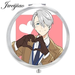 JWEIJIAO Japanese Cartoon Photo Glass Cabochon Makeup Mirror anime Comic Floding Round pocket mirror espejo JWEIJIAO Japanese Cartoon Photo Glass Cabochon Makeup Mirror anime Comic Floding Round pocket mirror espejo