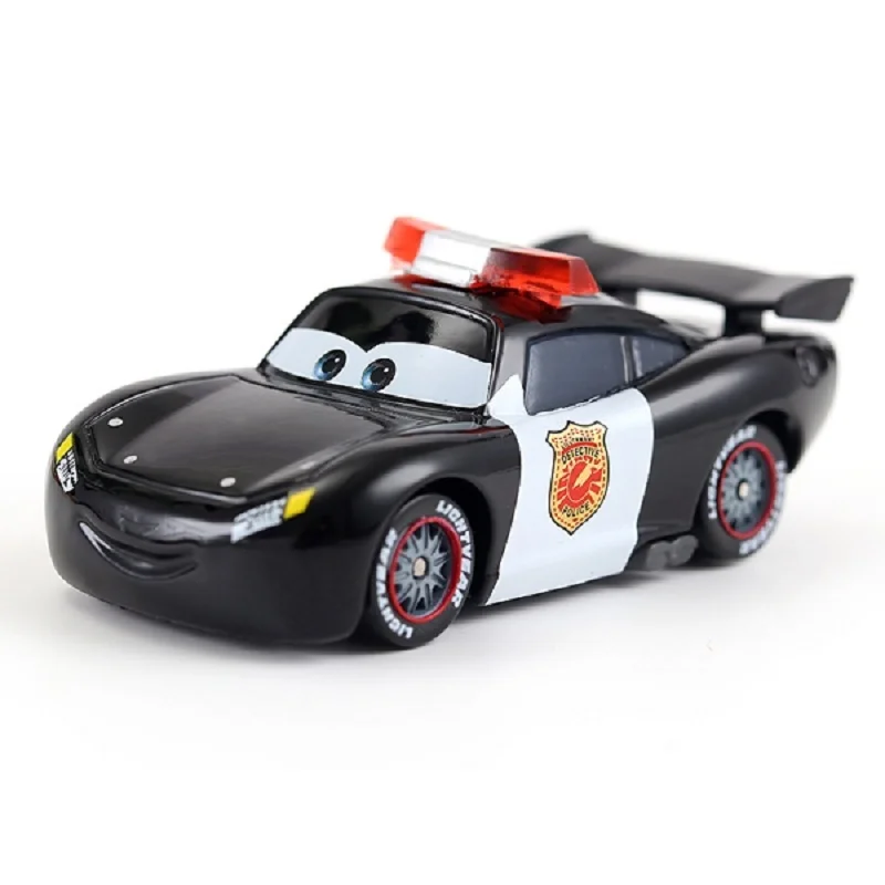 

Cars 3 Disney Pixar Cars Police Lightning McQueen Metal Diecast Toy Car 1:55 Children's Gift Free Shipping