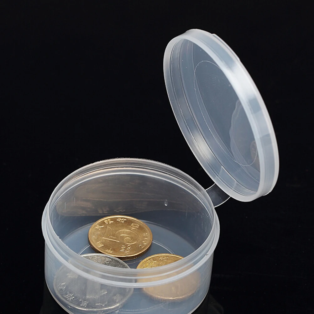 Buy 5 Pcs Small Coin Collecting Round Plastic Storage