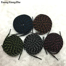 1 пара, новые цветные шнурки на плоской подошве, стильные спортивные шнурки, парусиновая повседневная обувь, Ретро спортивные шнурки 120 см, пять цветов JD1