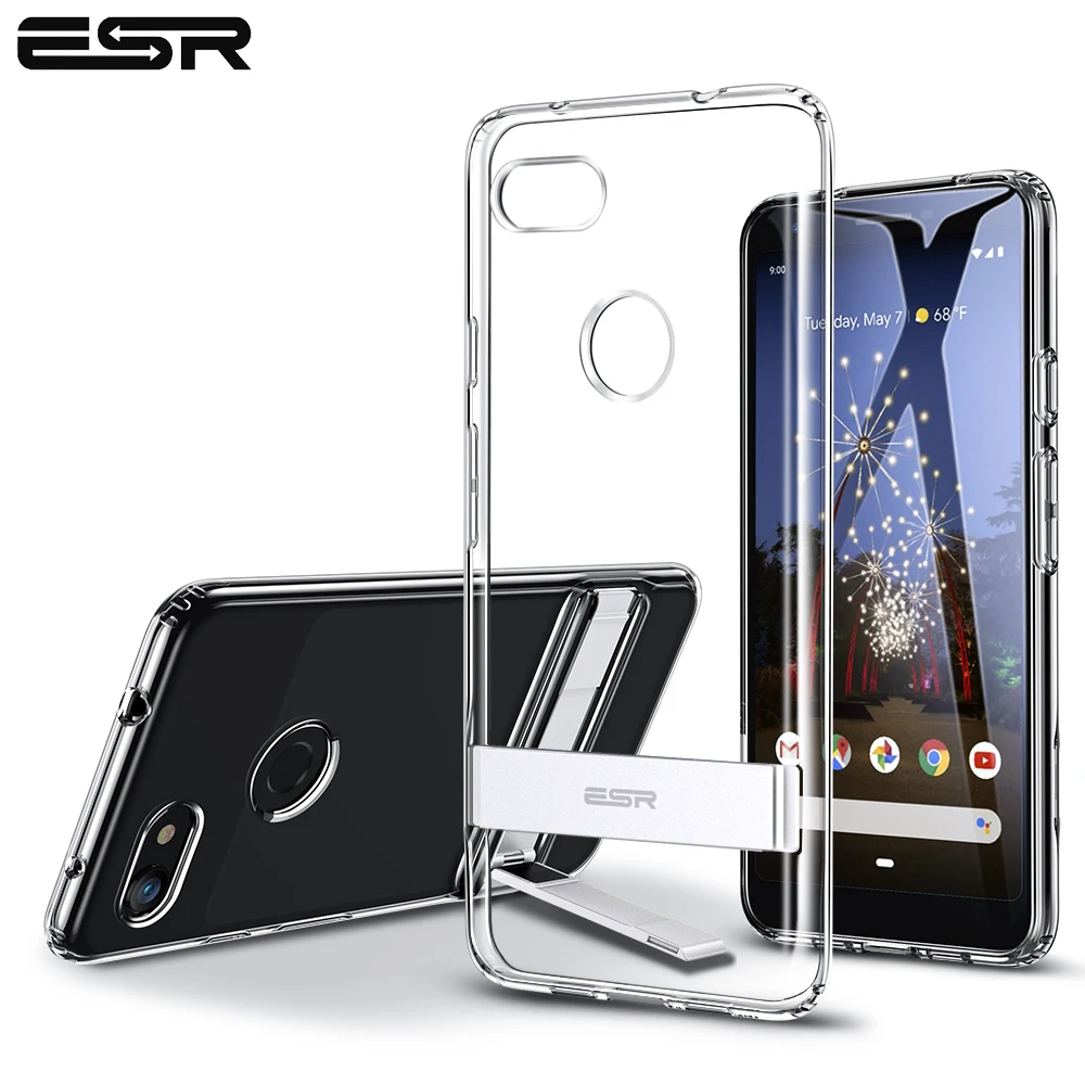 ESR Metal Kickstand Case for Google Pixel 3a XL Business Cover Shockproof Flexible TPU Phone 3 3XL 4 |