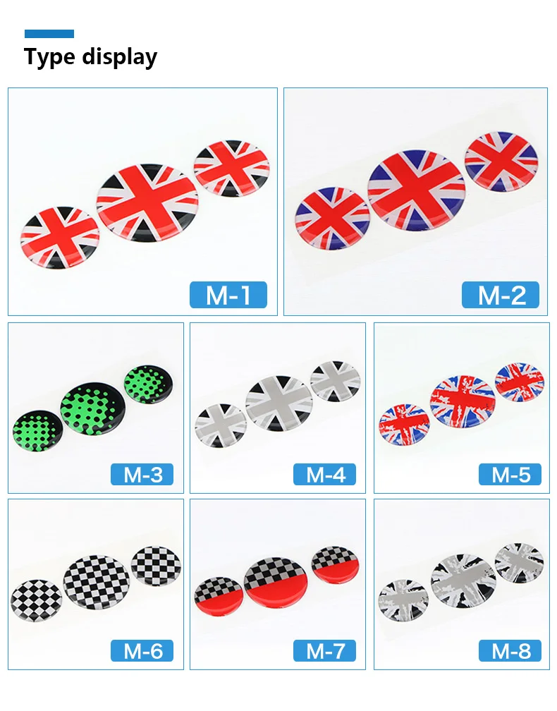 Car Interior Air Conditioning Switch Knobs Stickers Covers Decals for Mini Cooper JCW F55 F56 Accessories Car Styling (2)